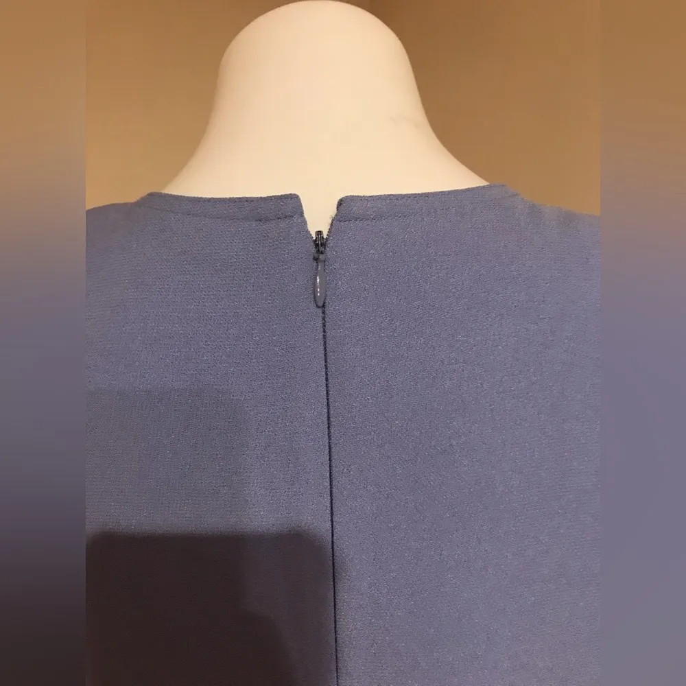 Ildi Marshall Elegant 2 Tier Blouse & Skirt in Periwinkle, Sz. 12 - Image 5