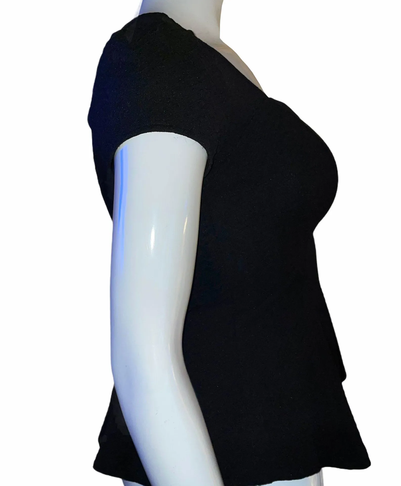 Forever 21 Textured Peplum Top - Image 2