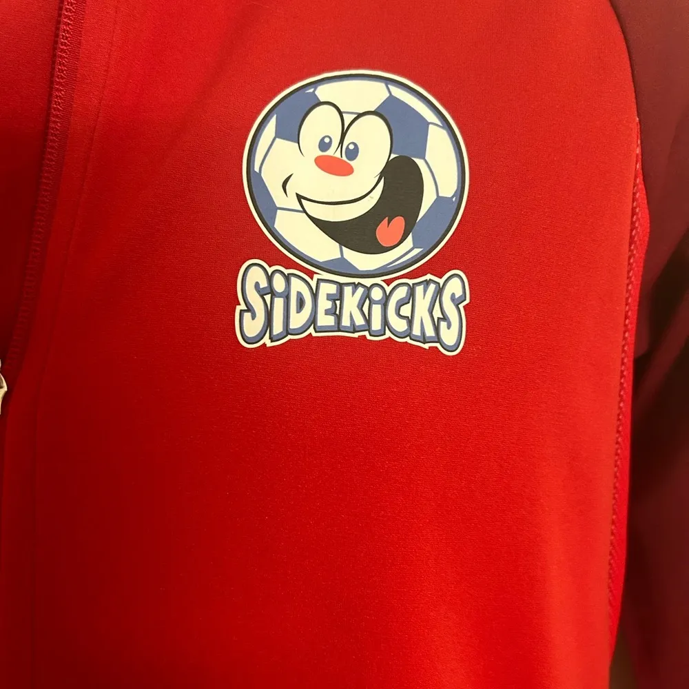 Adidas Red Sidekicks Track Jacket - Image 2
