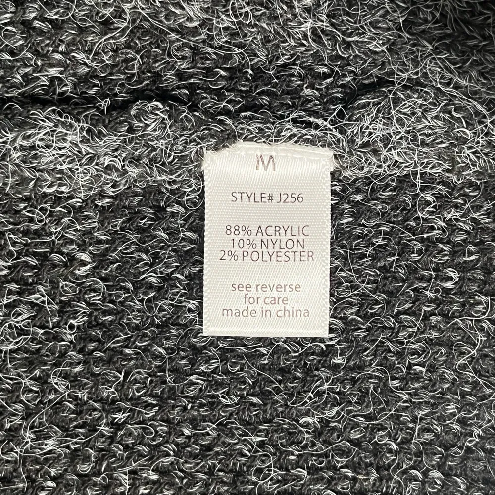 SUGAR RAIN | Open Front Maxi Cardigan Size Medium Gray - Image 5