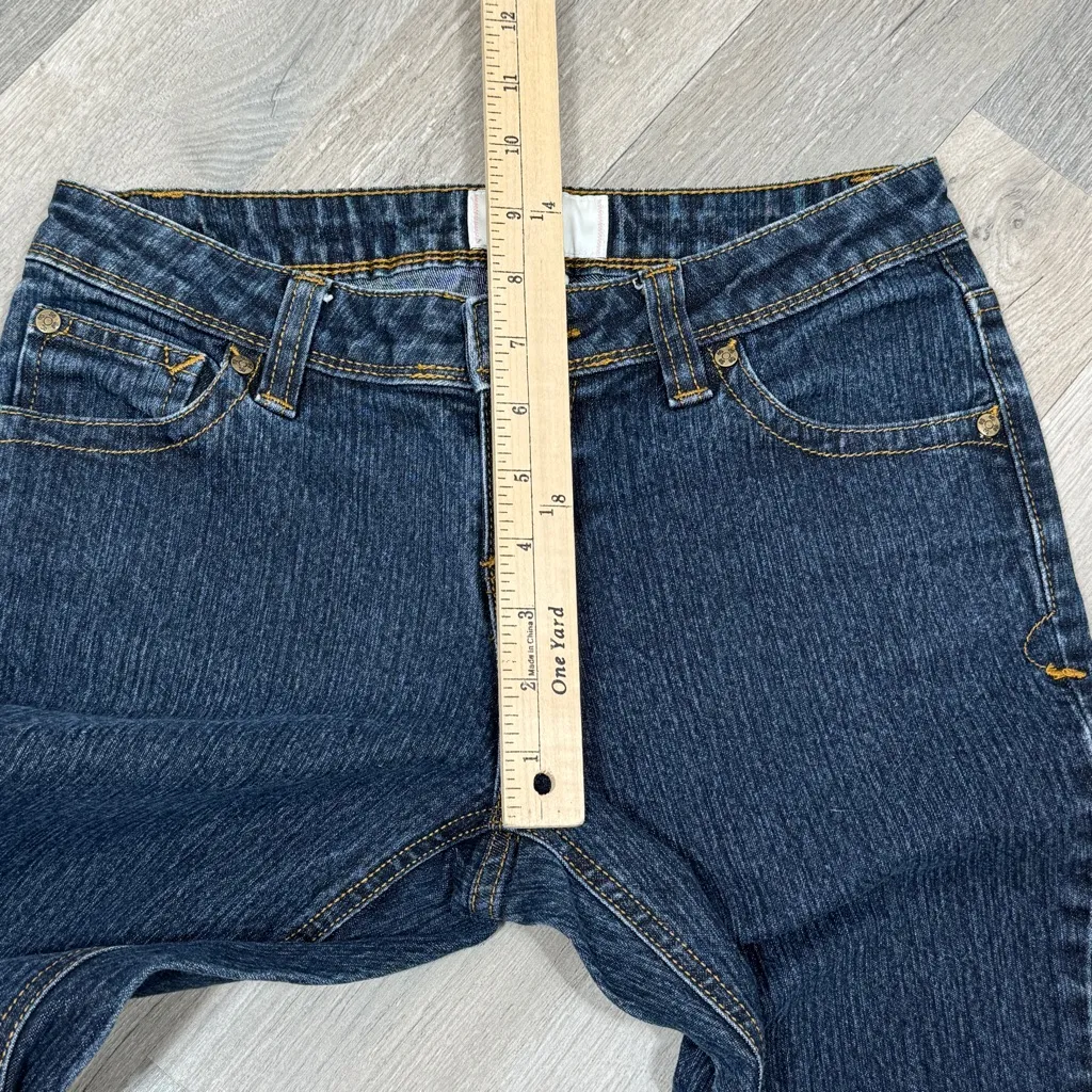 SO Juniors Y2K Vintage Low Rise Straight Leg Skinny Jeans Blue Size 3 - Image 10