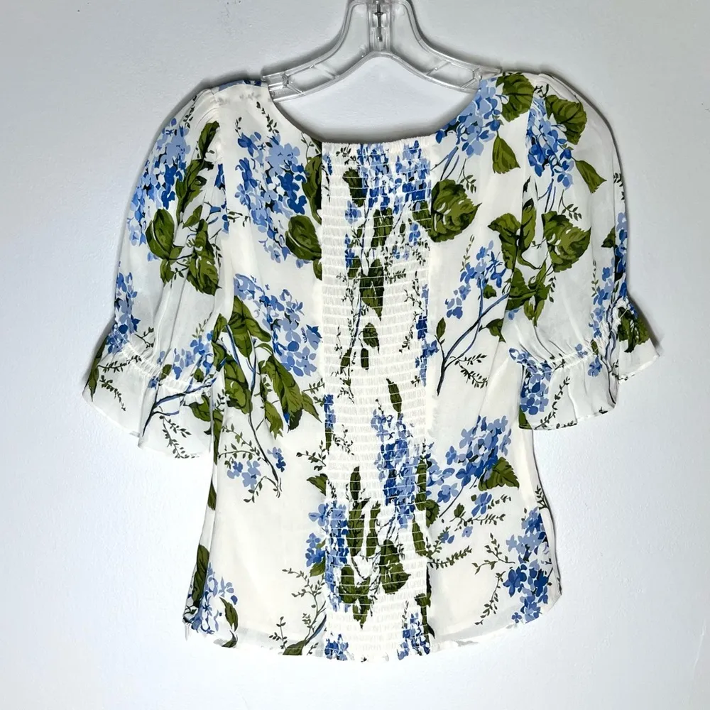Reformation Constance Top Riviera Floral Sz 4 - Image 4