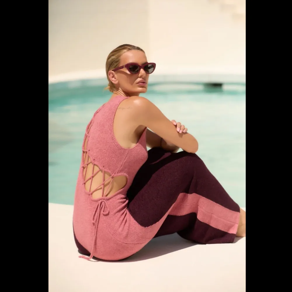 Anthropologie Sunday in Brooklyn Sleeveless Cutout Knit Maxi Dress - Image 3