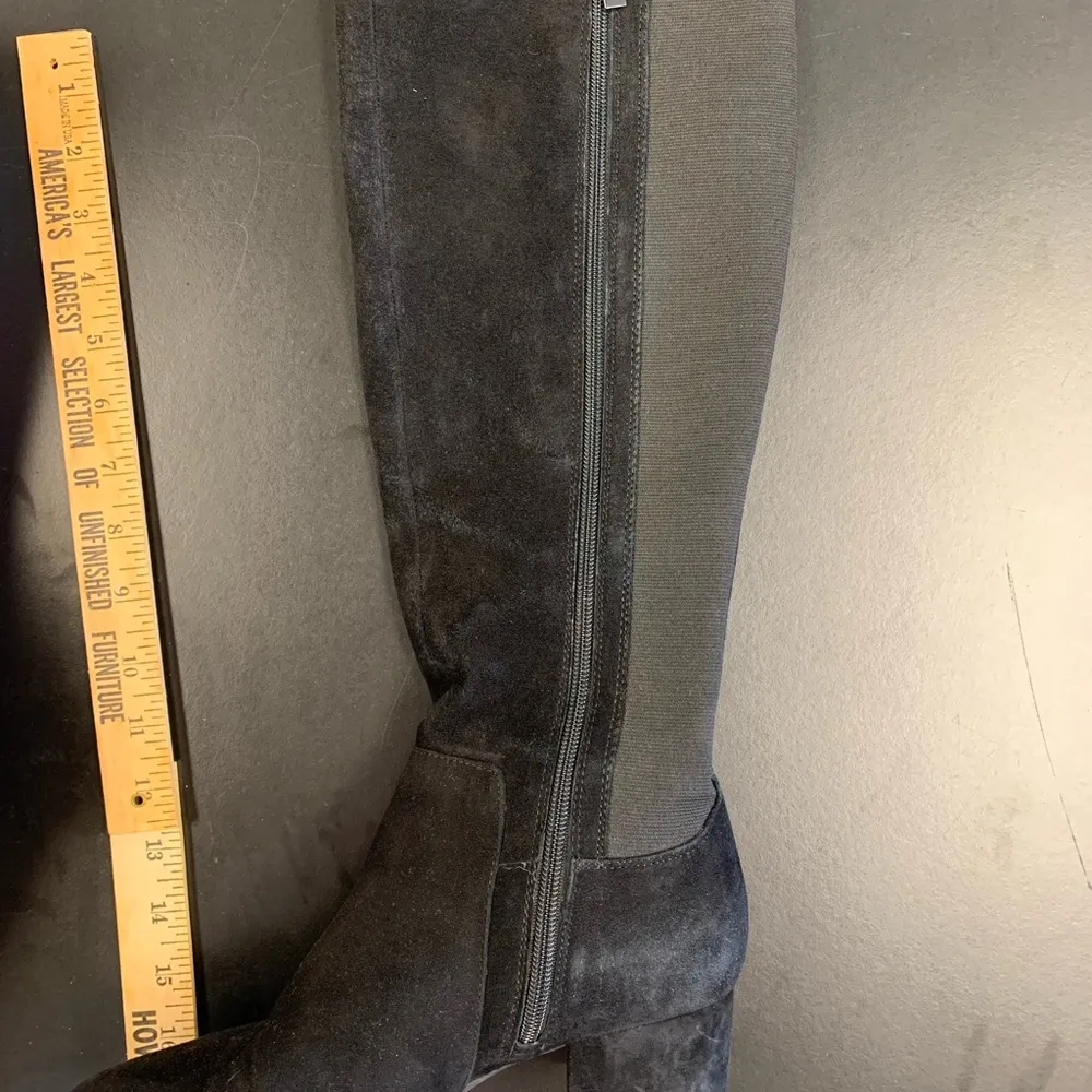 Bandolino  Black leather riding boots- Size 8 - Image 8