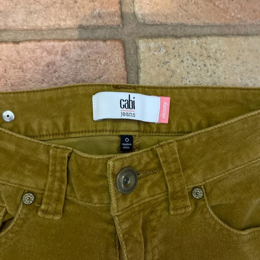 Cabi skinny corduroy jeans in Gold - Image 2
