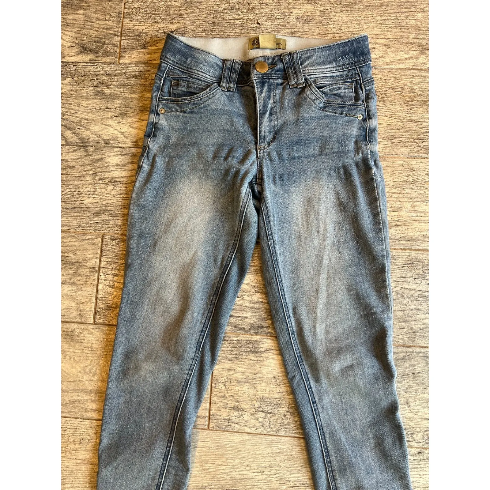 Democracy Ab Technology Denim Jeans size 2 Womens Distressed Stretch Jean ReAd - Image 9