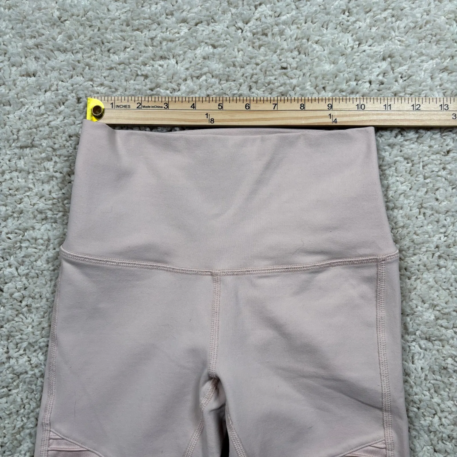 Alo Yoga Moto Leggings High Waist Pink Womens Size XS Athletic Activewear - Image 7