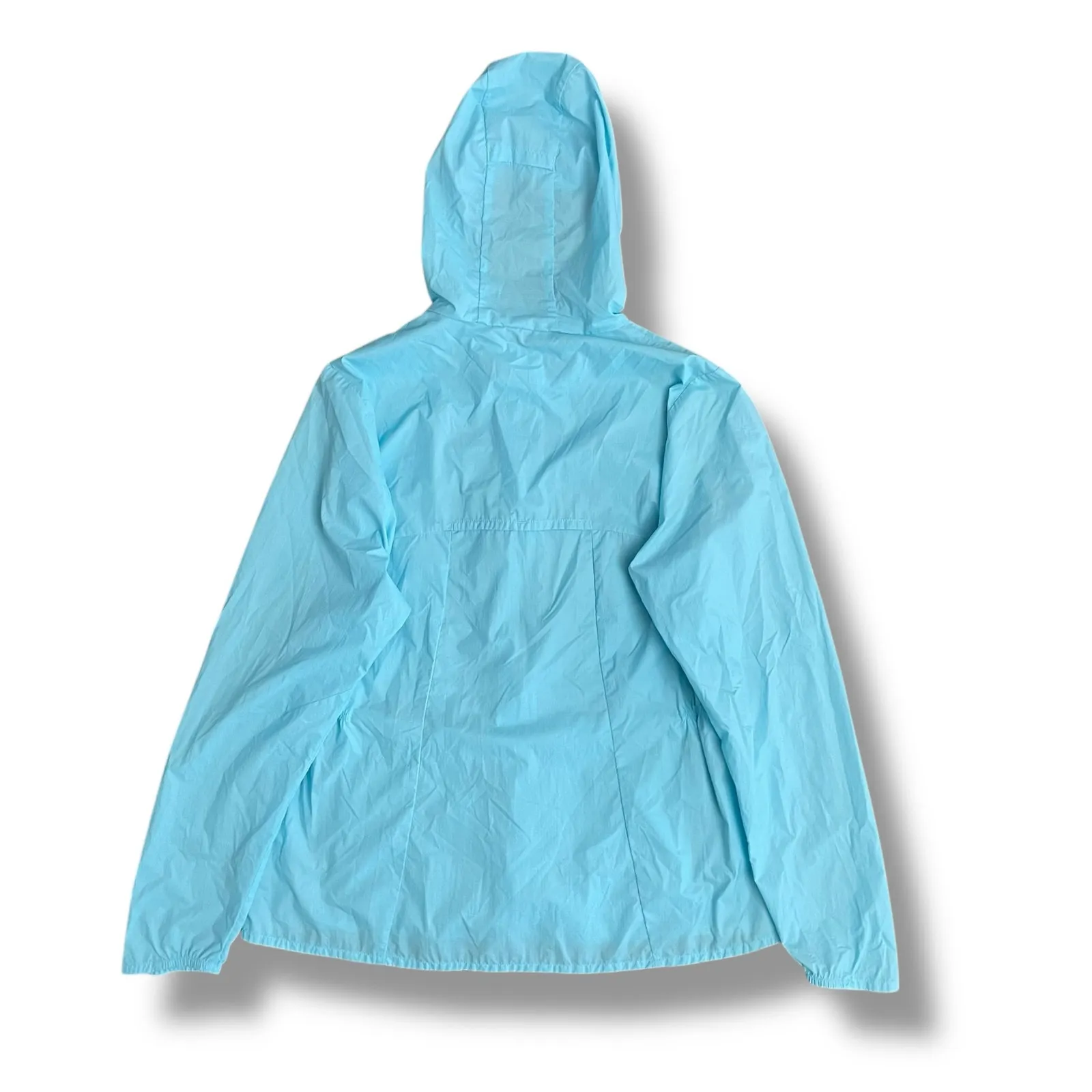 Marmot Women’s XL Lightweight Hooded Windbreaker Jacket Aqua Blue Hiking - Image 6