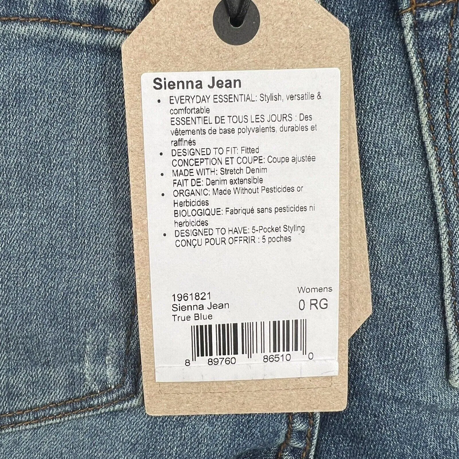 PrAna Sienna Jean‎ True Blue New Size 0 - Image 6