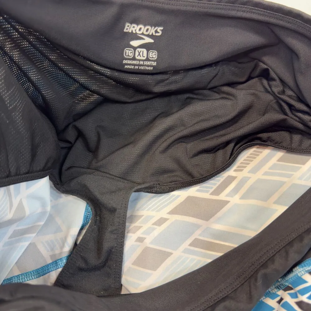 Women's Brooks Printed Athletic Running Shorts XL - Image 7