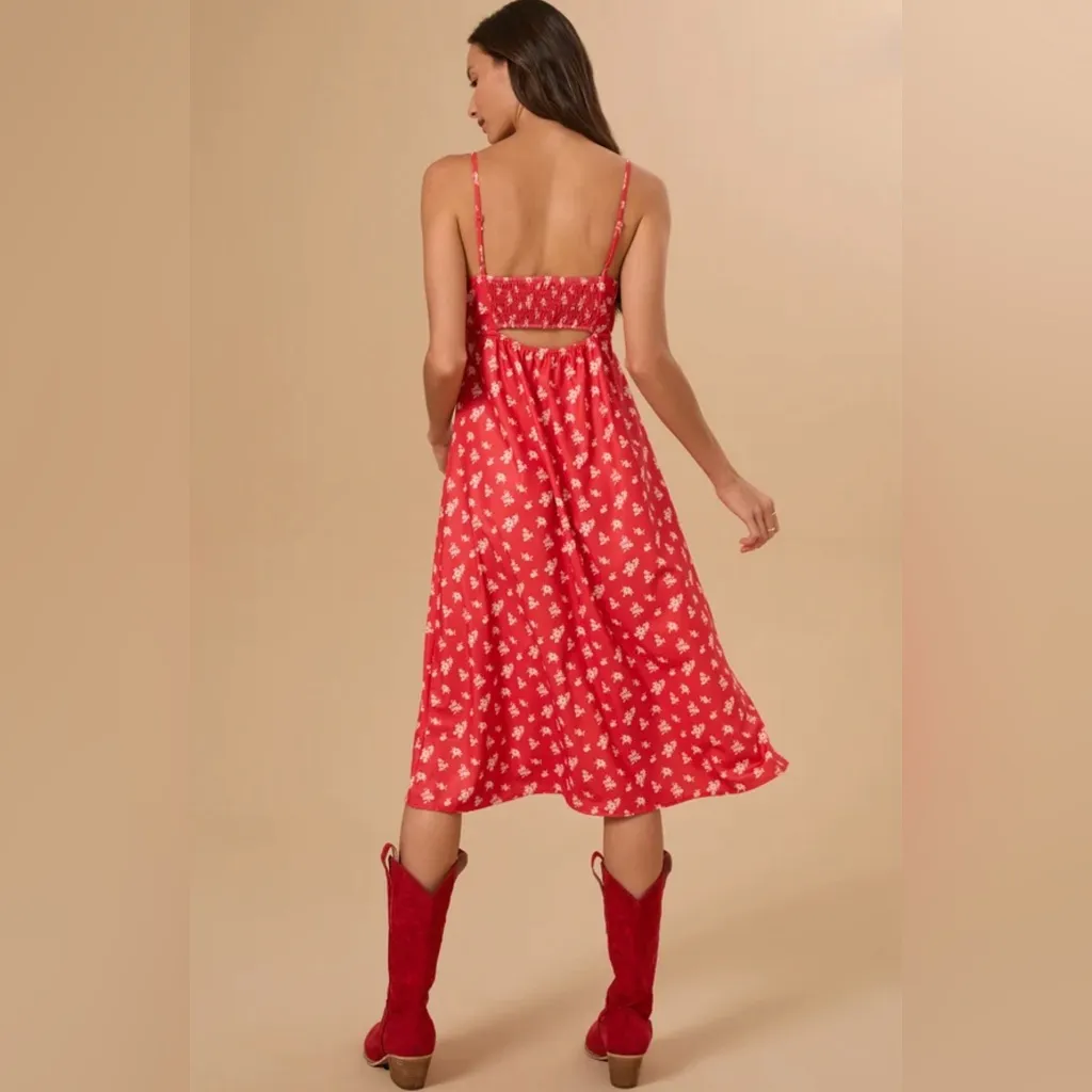 NWT Altar’d State Poppy Floral Midi Dress XXSmall - Image 4