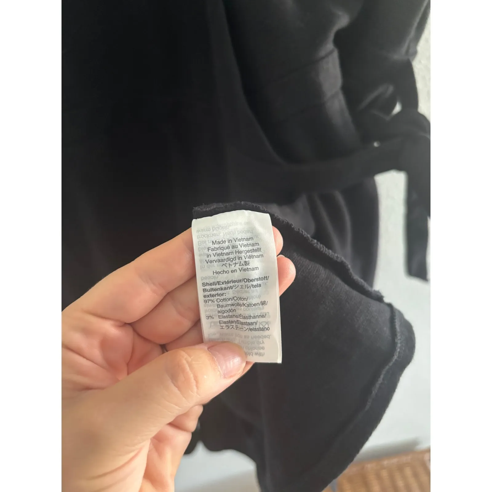 J‎ Crew Wrap Dress Womens XL Black Mini Minimalist Capsule Career Classy - Image 5