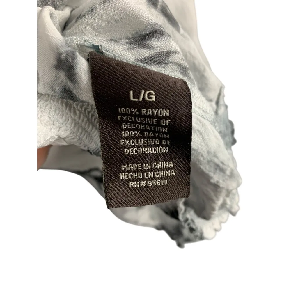 Fever Womens L/G Black & White Smocked Tie - Image 6