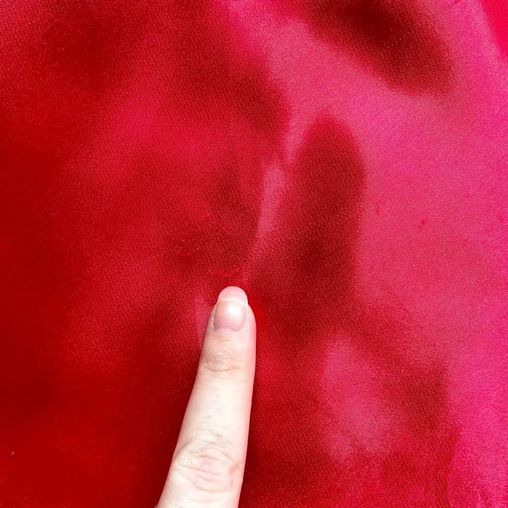 Maidenform Vintage  Red Slip Skirt L - Image 5