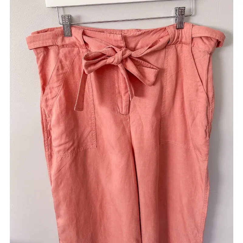 Revolve Tularosa Linen Blend Cropped Pants - Image 2