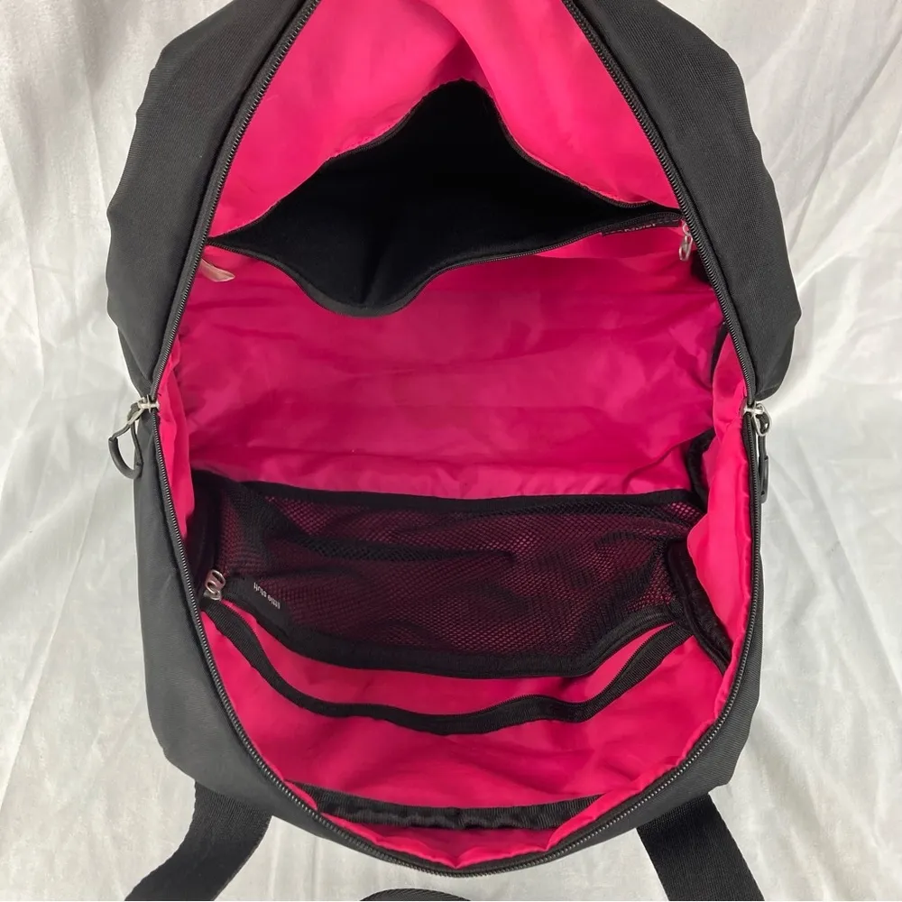 Adidas Hybrid Shoulder Tote Duffel Sports Gym Bag Black w/ Hot Pink Liner - Image 8