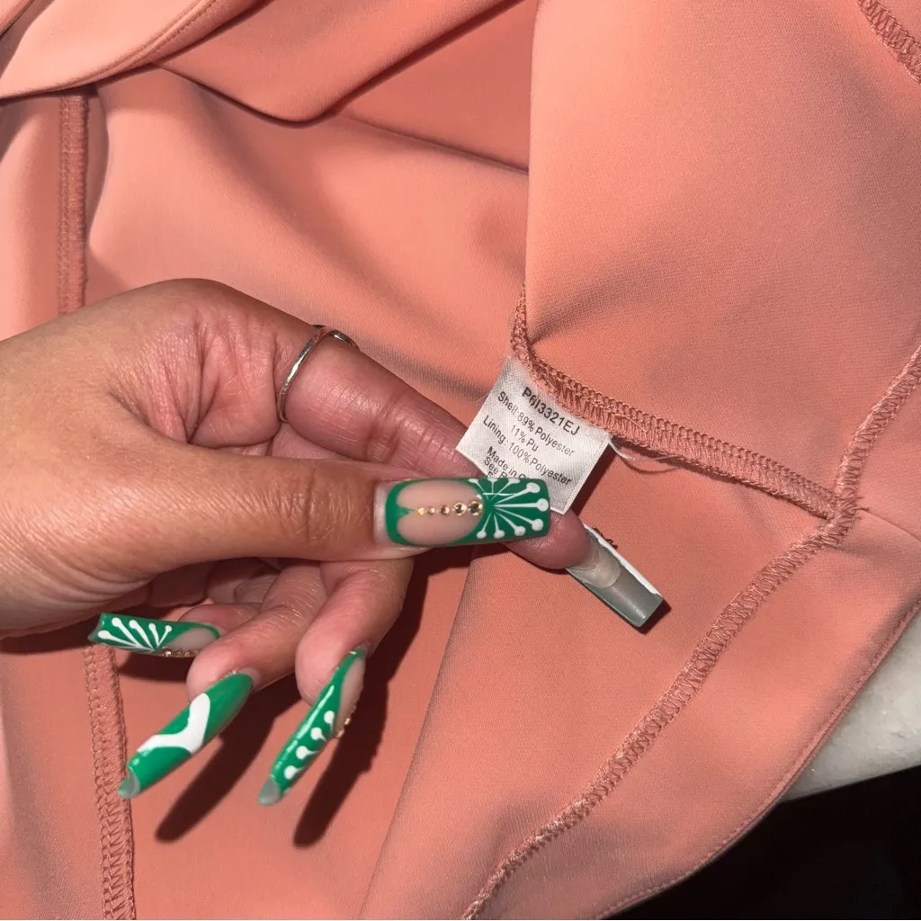 Parker Peach Cutout Sleeveless Sheath Slit Dress Womens Size XS EUC - Image 7