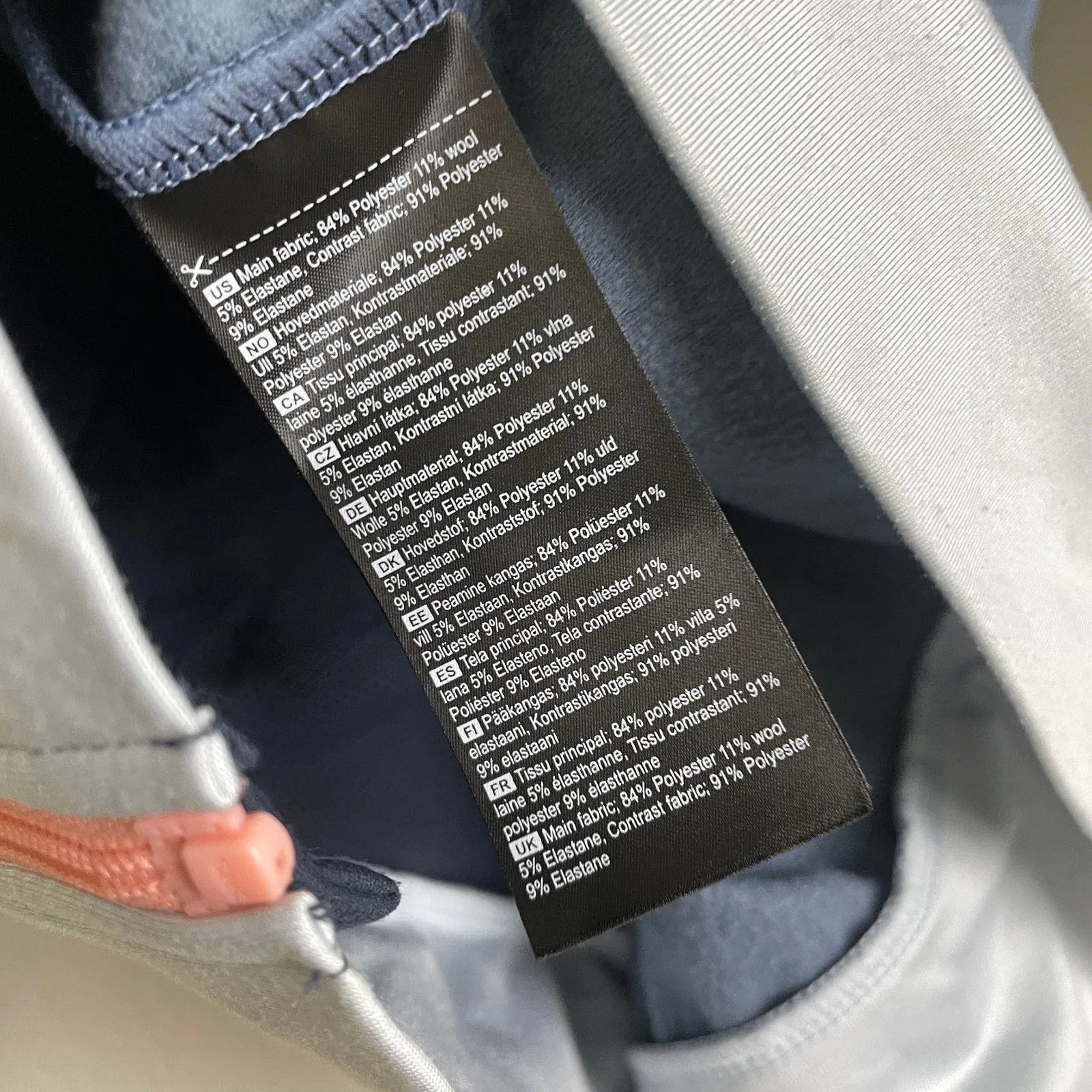 Kari Traa Jacket Womens XS Blue Full Zip Midlayer Marin Outdoors Wool Blend * - Image 9