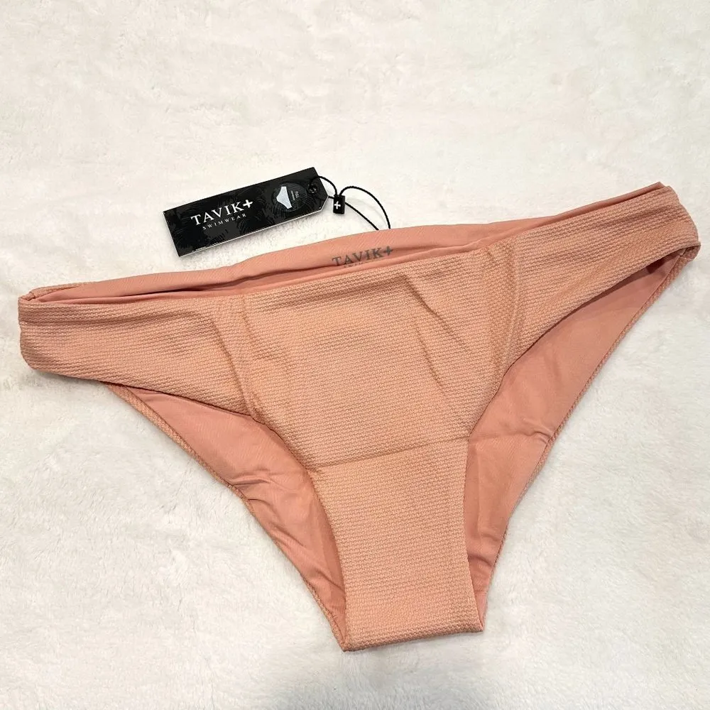 NWT Tavik Ali Full Swim Bottom Glossy Pique Desert Clay - Image 4