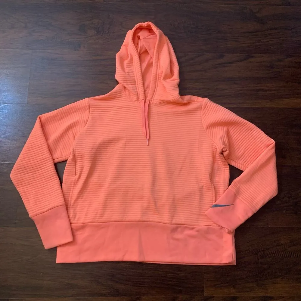 Nike coral orange pullover sweatshirt size L - Image 5