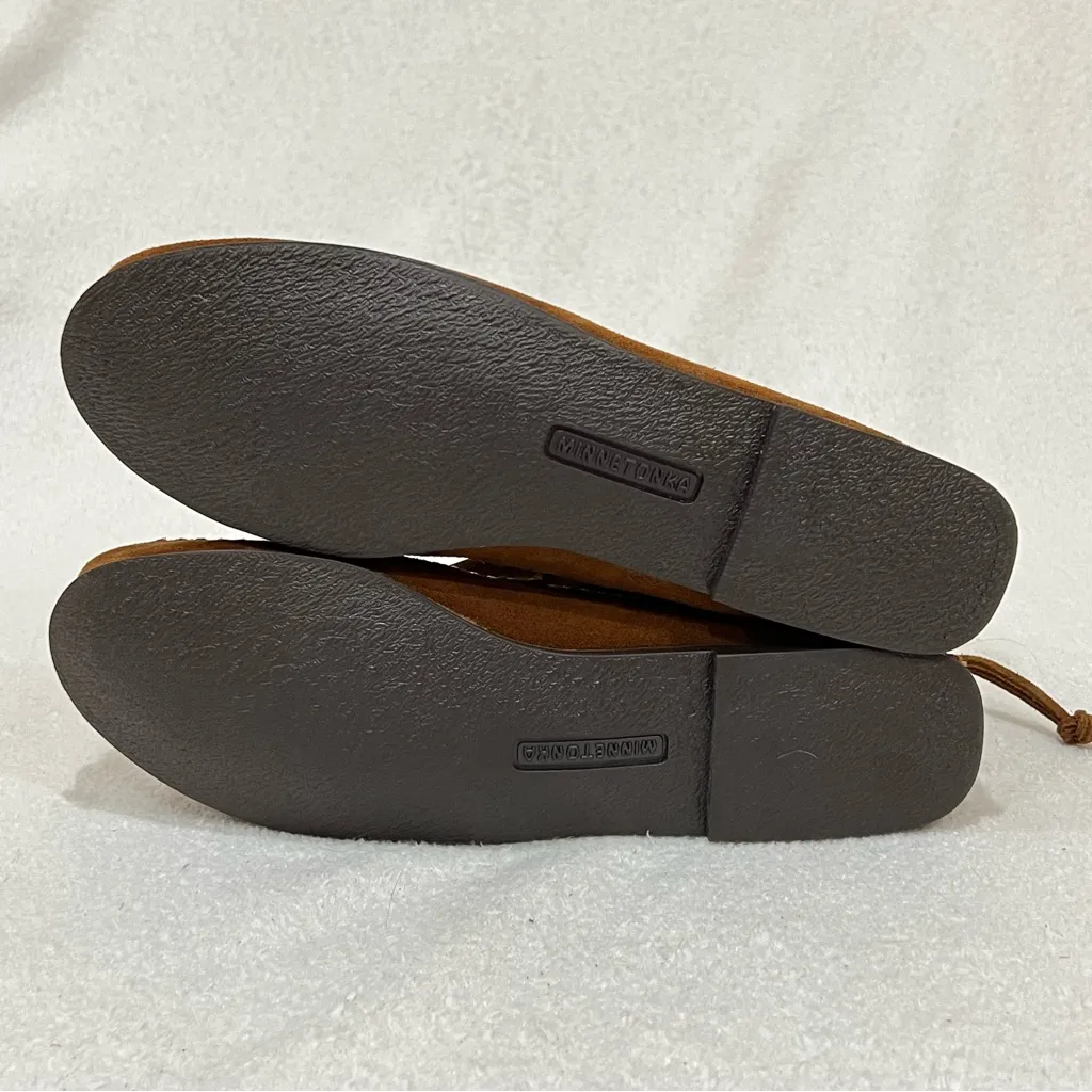 Minnetonka NWOT Brown Back Zip Hardsole Boot Size 8 - Image 11