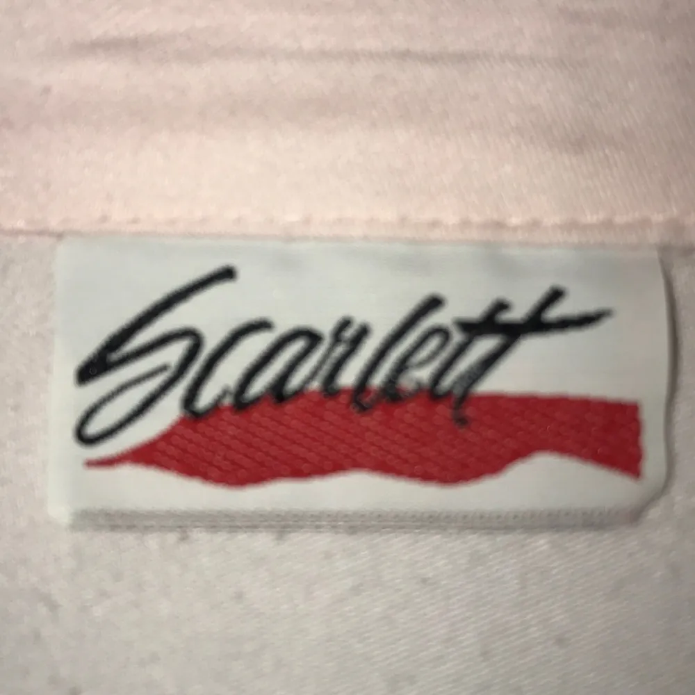 𝅺SCARLETT tunic top vintage 80’s cuffed short sleeve size L - Image 4