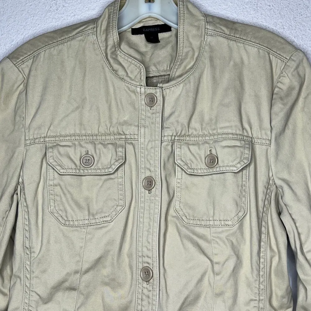 EXPRESS  Tan‎ Jacket - Image 2