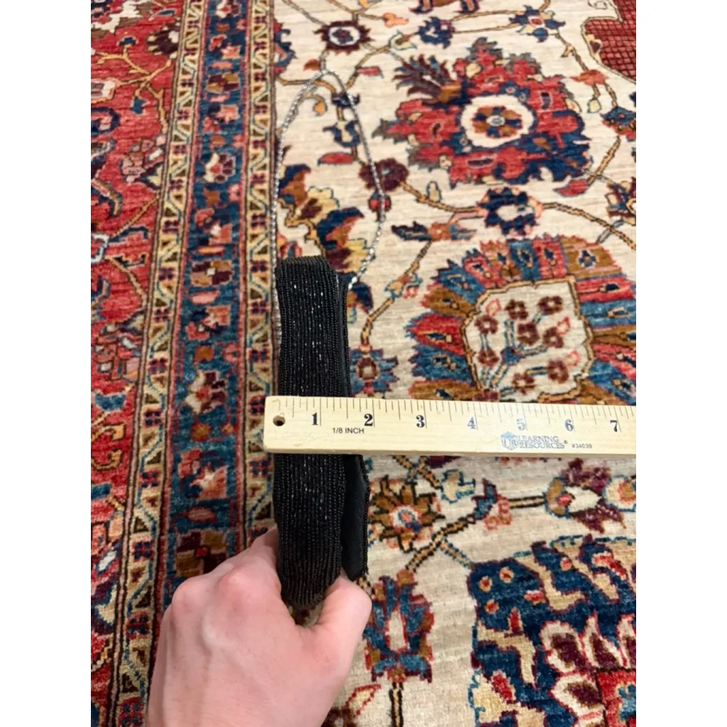 Vintage Black Beaded Evening Clutch Bag Art Deco Sparkle Chain Strap Formal - Image 8