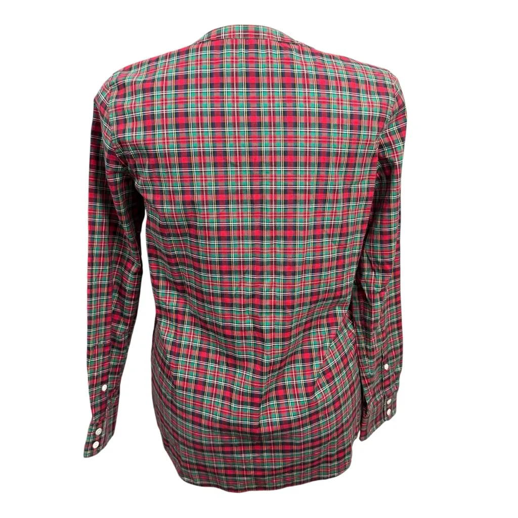 Vineyard Vines Women’s Size 12 Plaid Button Front Blouse with Cashmere - Image 5