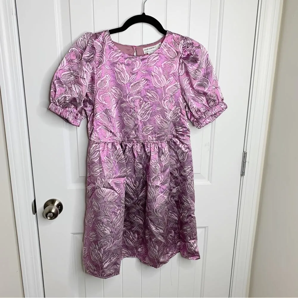 Urban Outfitters purple jacquard parties remnants Corah Mini dress renewal small - Image 2