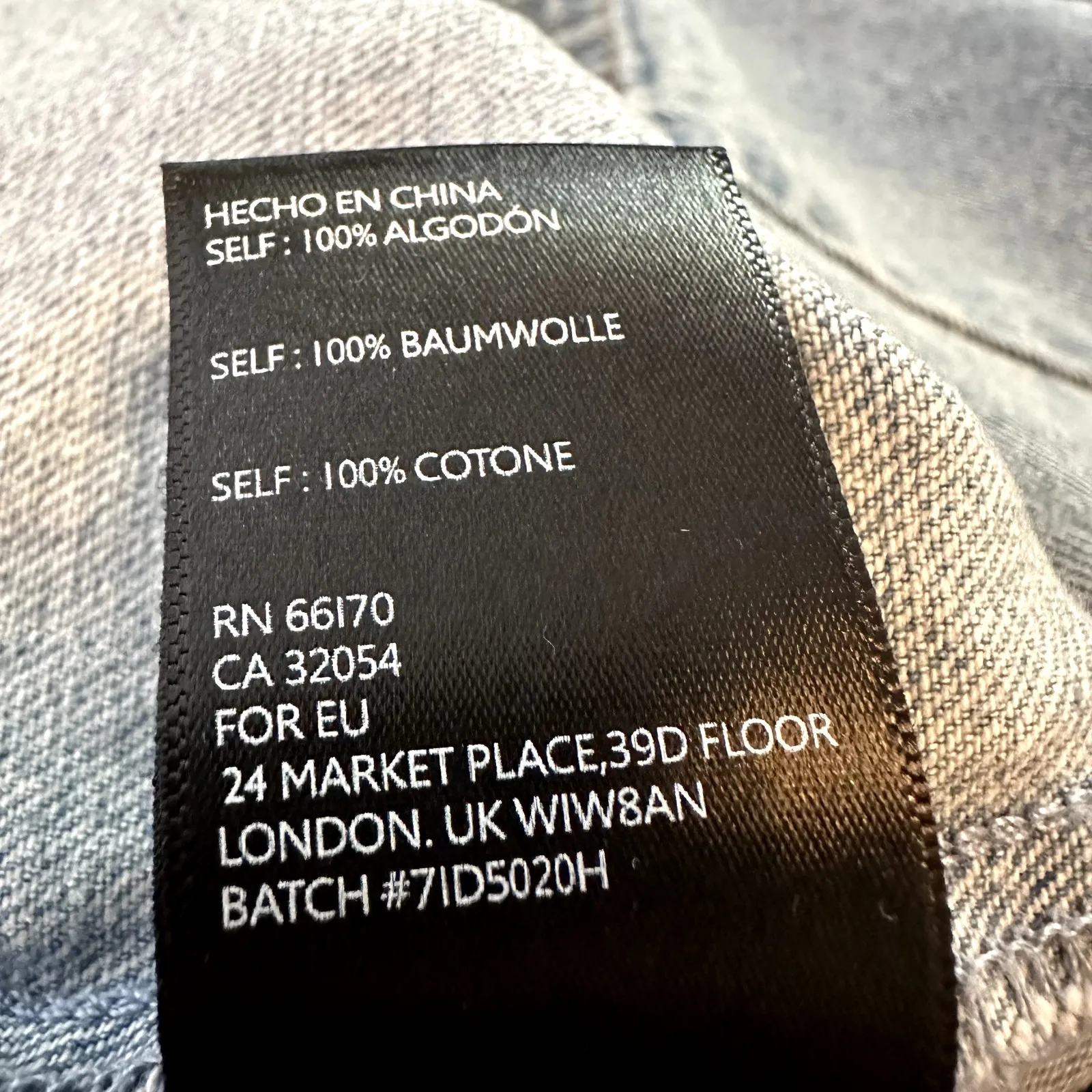 Urban Outfitters BDG Carpenter Denim Dress 100% Cotton Button Front Pockets S - Image 4