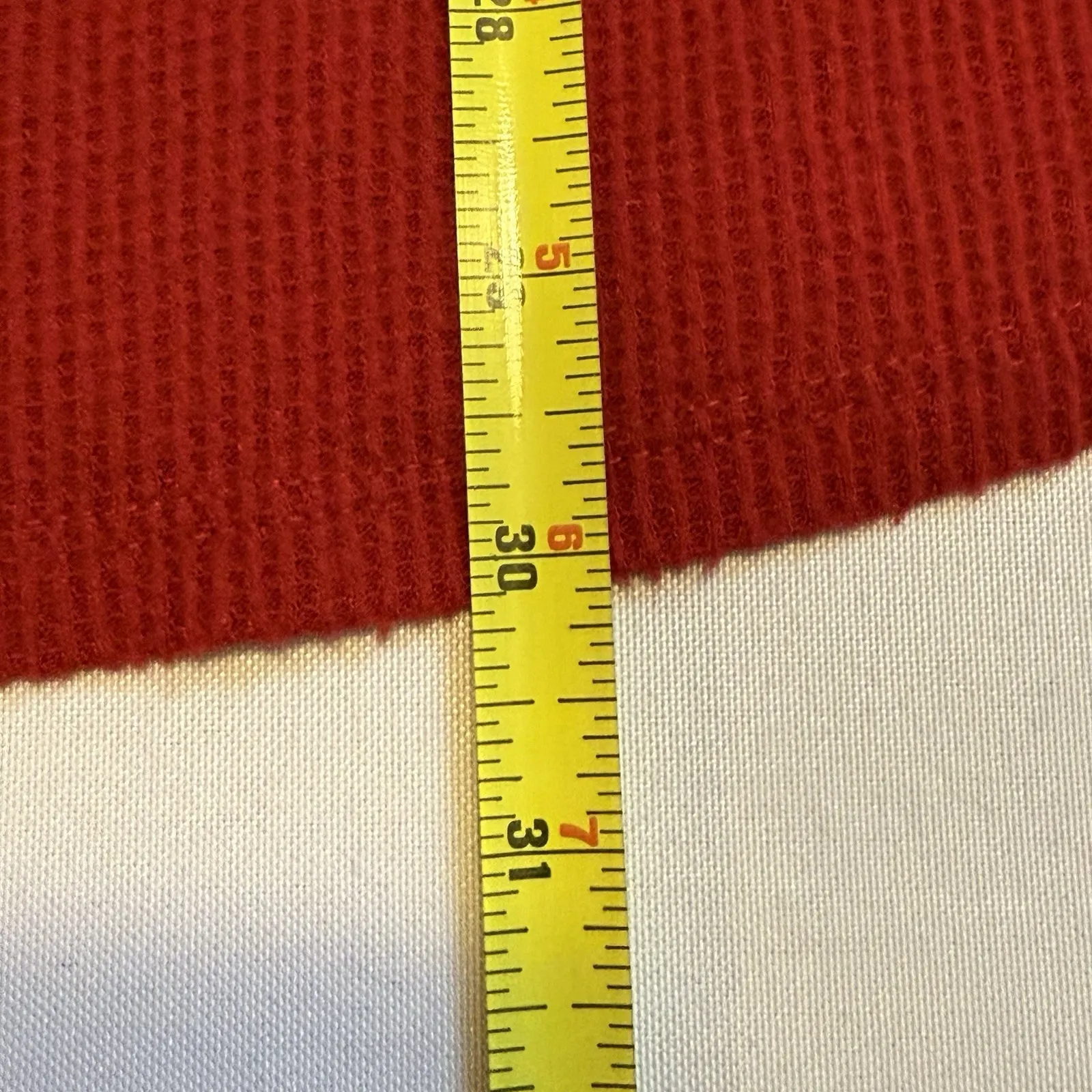 Maurices Set/2 Long Sleeve Ribbed Thermal Shirts 24/7 Soft Knit Jersey Tops 3X # Red - Image 7