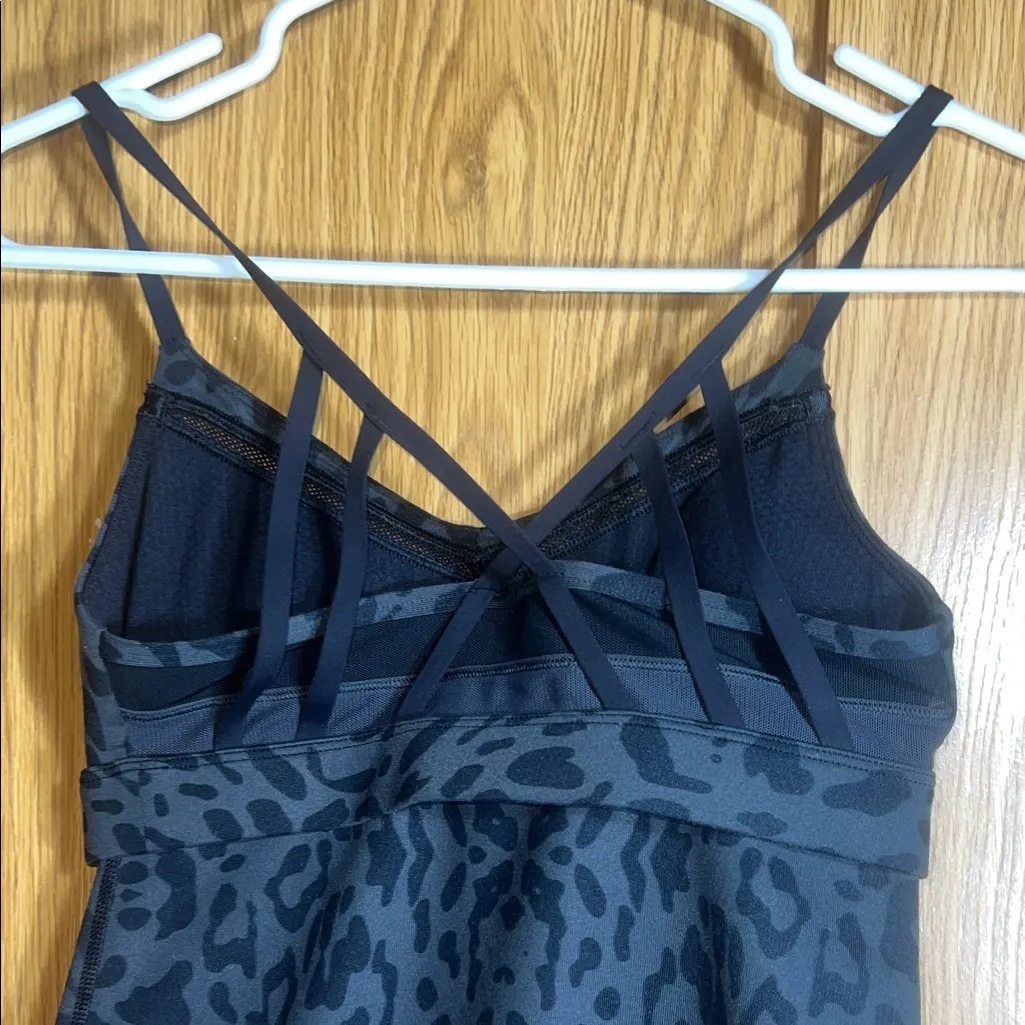 Lululemon Athletica Navy Leopard Cami Top - Image 4