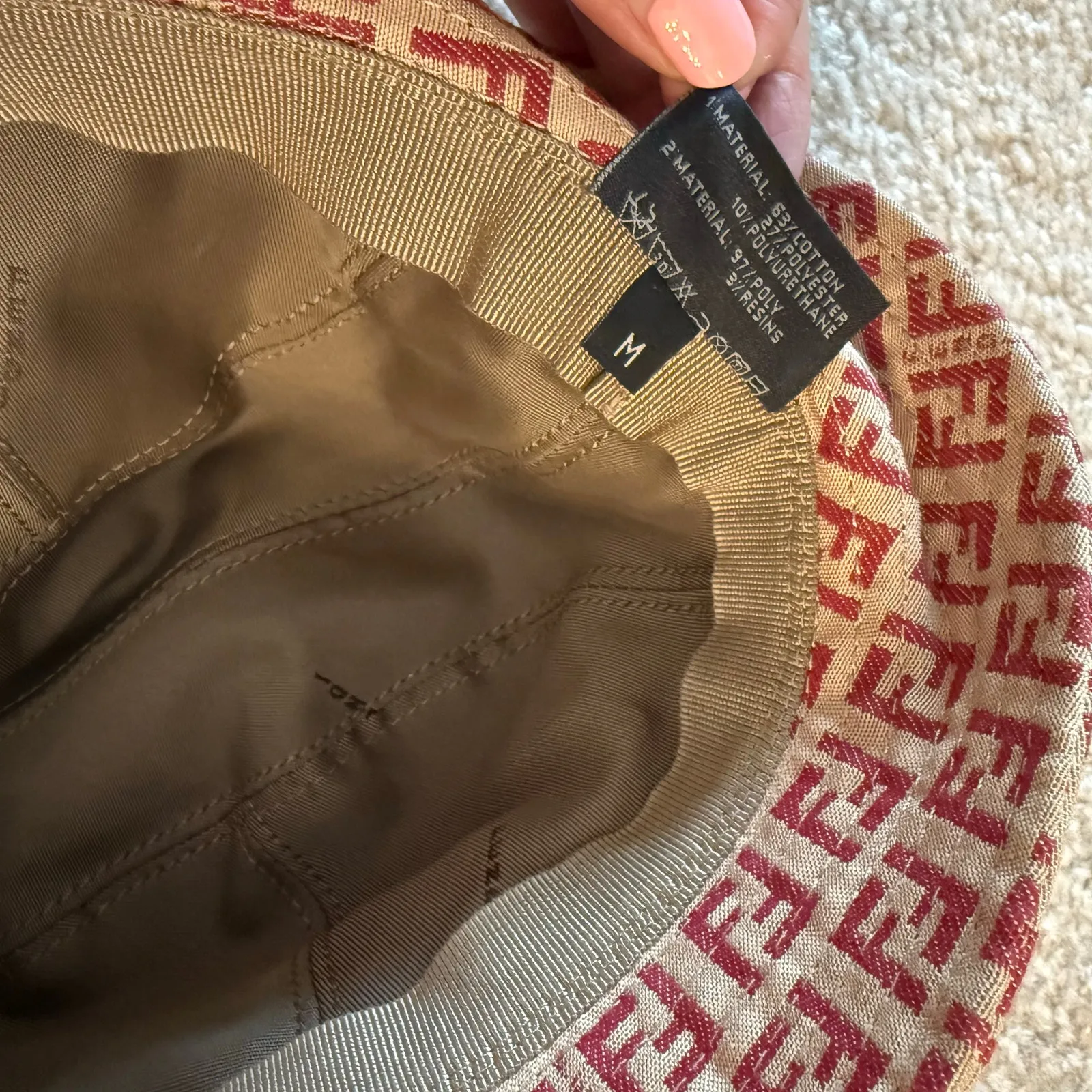 F1054 Fendi women's monogram fishermen bucket hat - Image 5