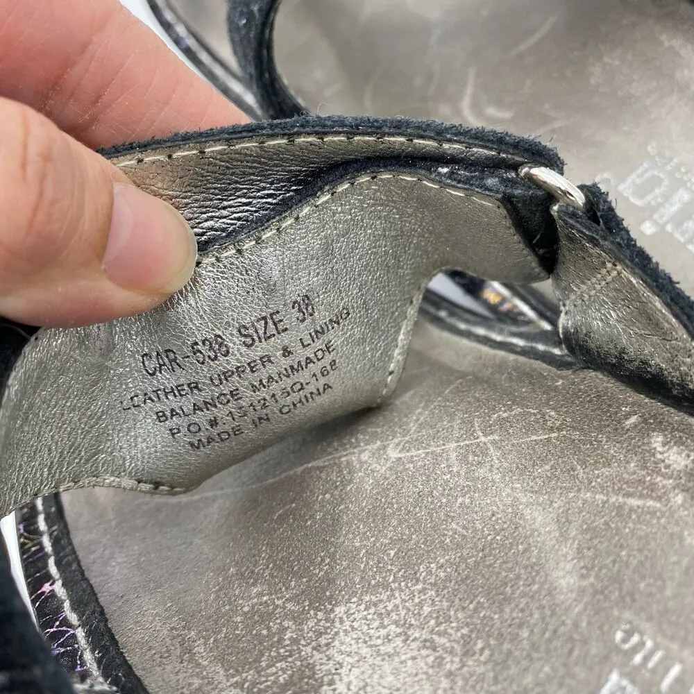 Alegria Women's Multicolor Iridescent Pattern Carina Slip On Sandals Size 38 - Image 4