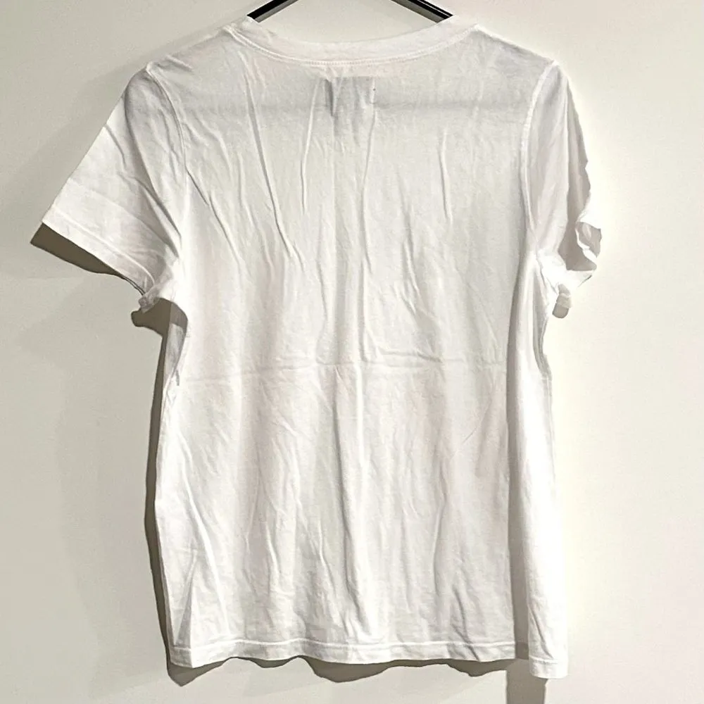 NEW MATE the Label White Organic Cotton "Do what feels right." Classic Crew Tee - Image 7