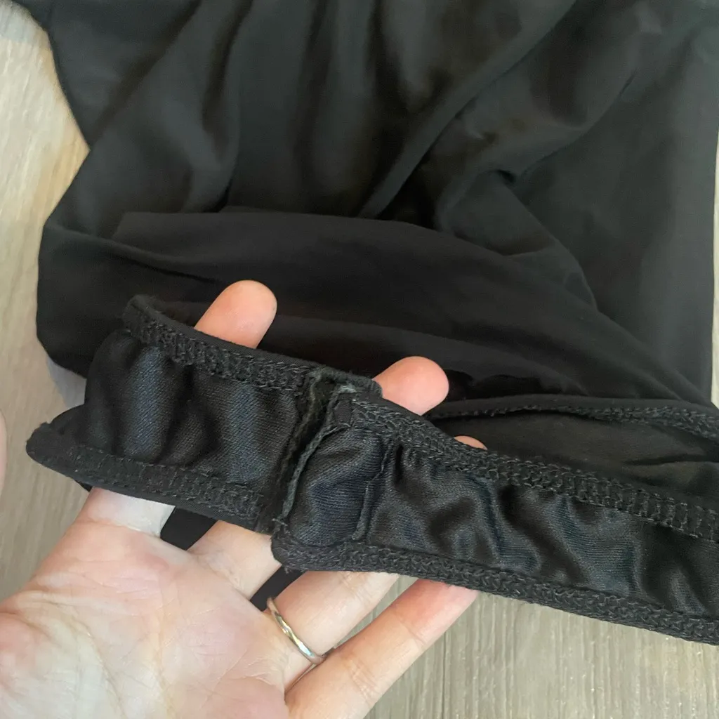 21 Saints Black Long Sleeve Mock Neck Bodysuit Size Small - Image 6