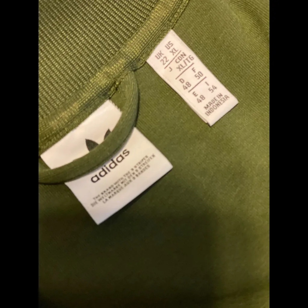 Adidas Warm Up Jacket Army Camo Green XL - Image 3