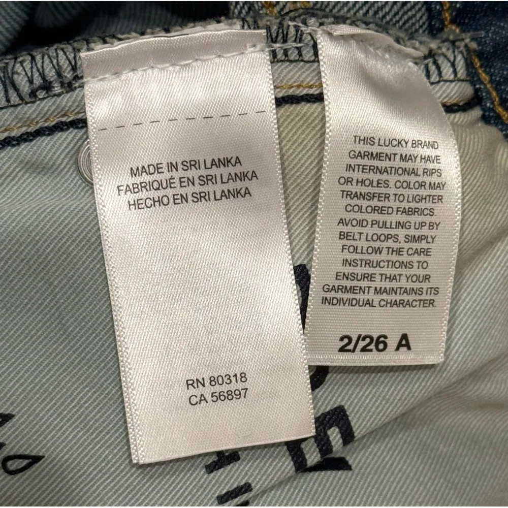 NWOT Lucky Brand Women’s High Rise Drew Mom Ankle Denim Jeans Size 26 x 28 - Image 13