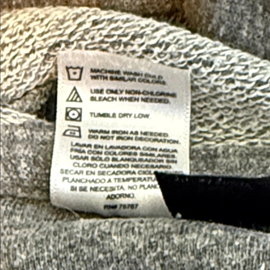 NFL Baltimore Ravens Football Team Size Large Gray Hoodie Unisex Sweatshirt - Image 7