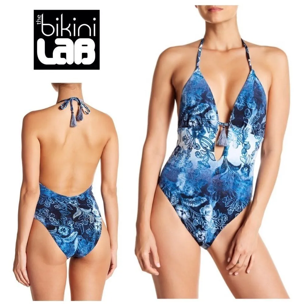 New. Indigo one piece swimsuit. Large - Image 2