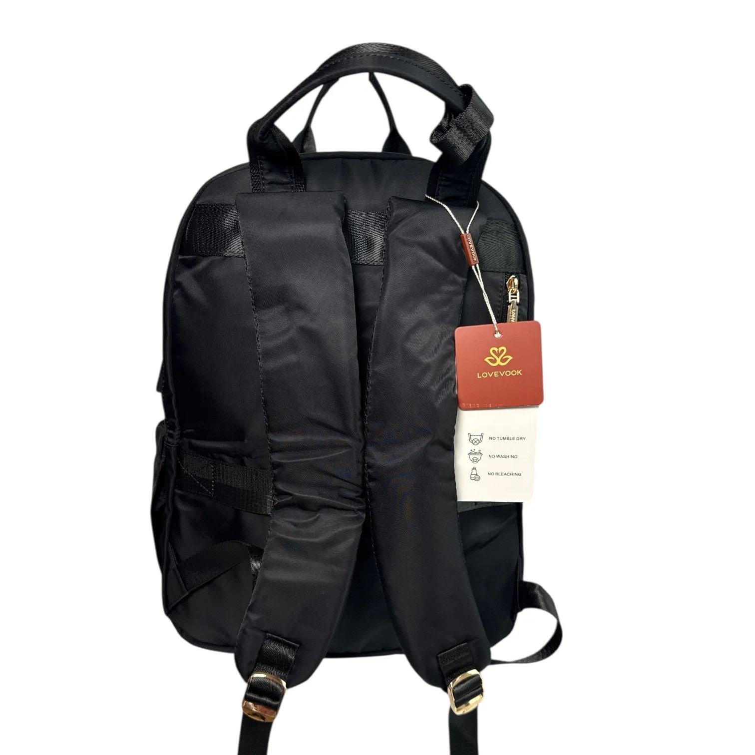 LOVEVOOK Nylon Laptop Backpack 15.6” USB Charging Port + Dust Bag New with tags Black - Image 3