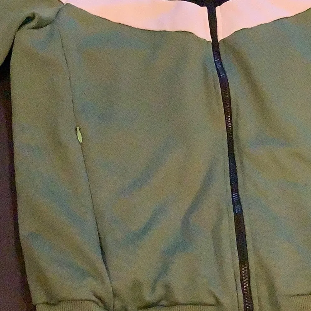 A.L.C. - Green, Black & White Zip-Up Jacket - Image 5