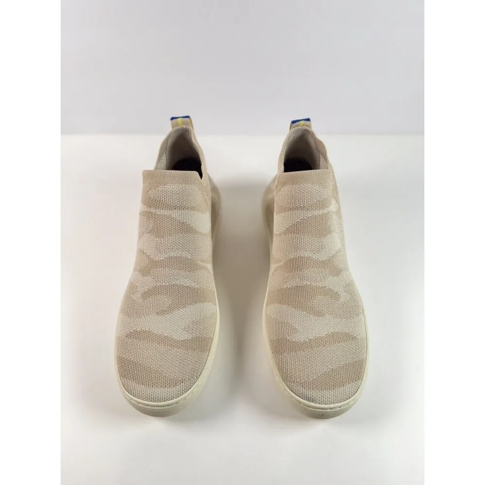 Rothys Womens Boots Beige The Chelsea Sand Camo Ankle Booties Casual US 8.5 Tan - Image 2