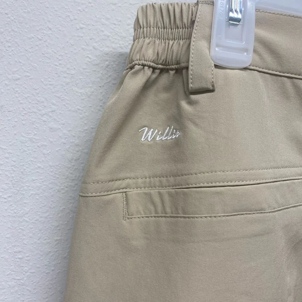 *NEW* Willit Womens tan hiking outdoor cargo pocket shorts Large NWT - Image 3