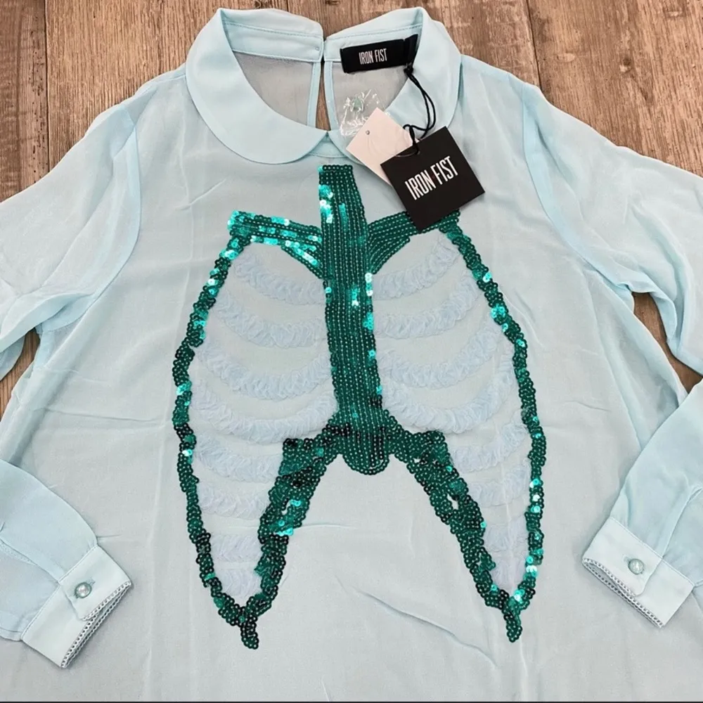 Iron Fist Dead Mermaid 🧜‍♀️ Walking Blue Dress small - Image 11