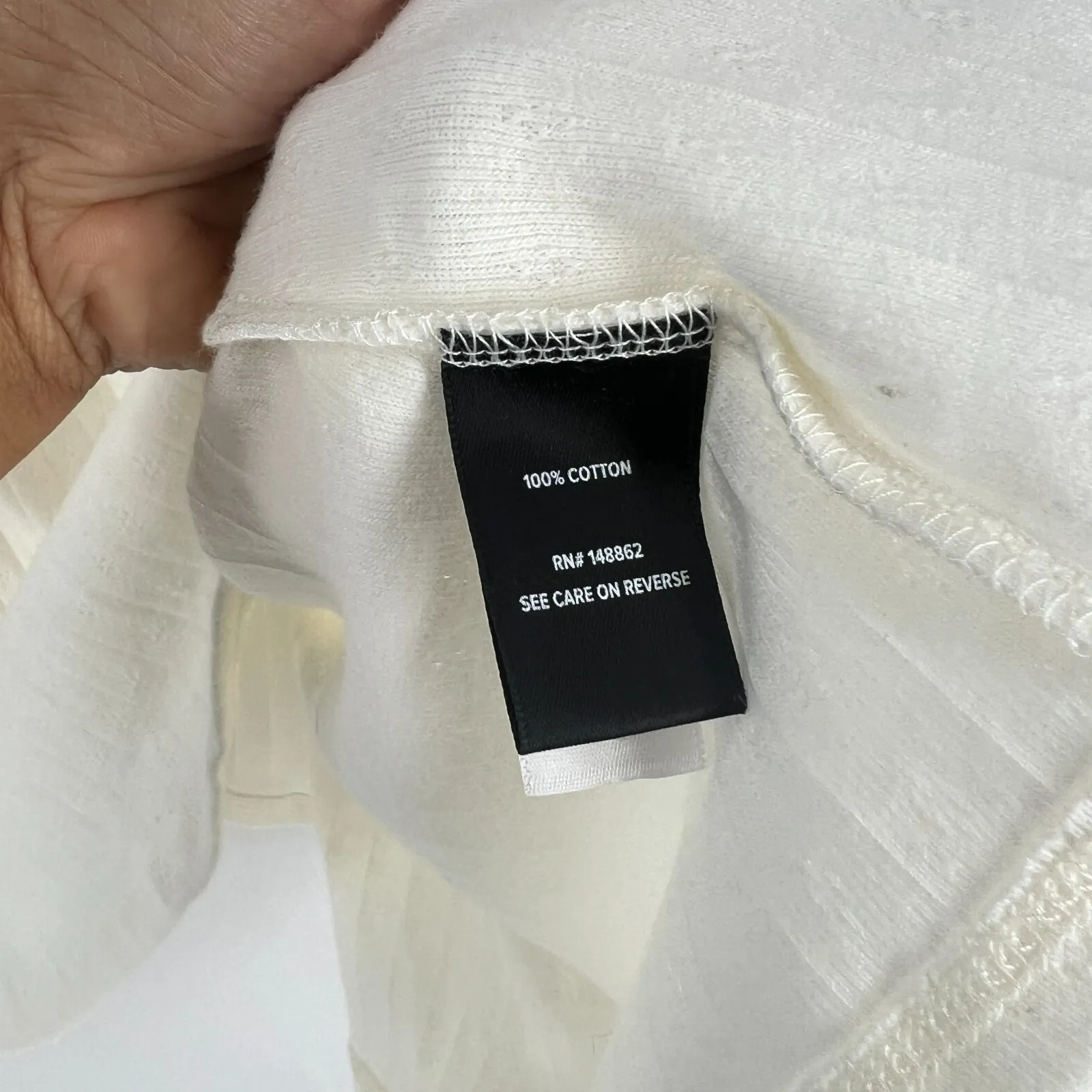 Torrid Babydoll Henley Top 3X Cream 100 % Cotton Pleated Ruffle Hem Lace Trim - Image 8