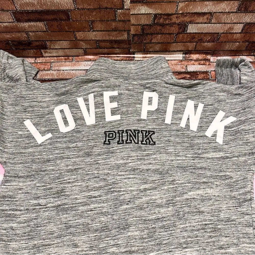 Victorias Secret PINK Sweater pullover Gray size L - Image 3