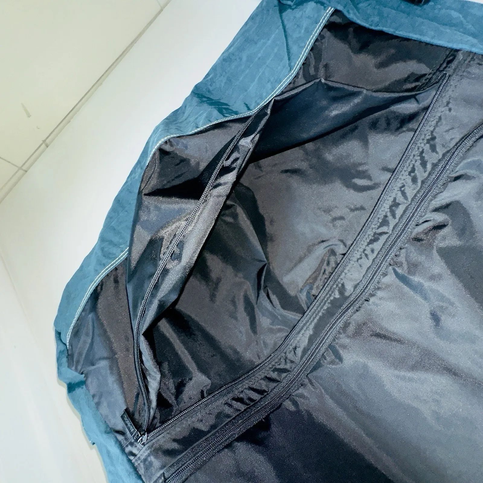 Huge Kipling Folding Garment Suit Bag Travel Closet Luggage Folding Suitcase - Image 11