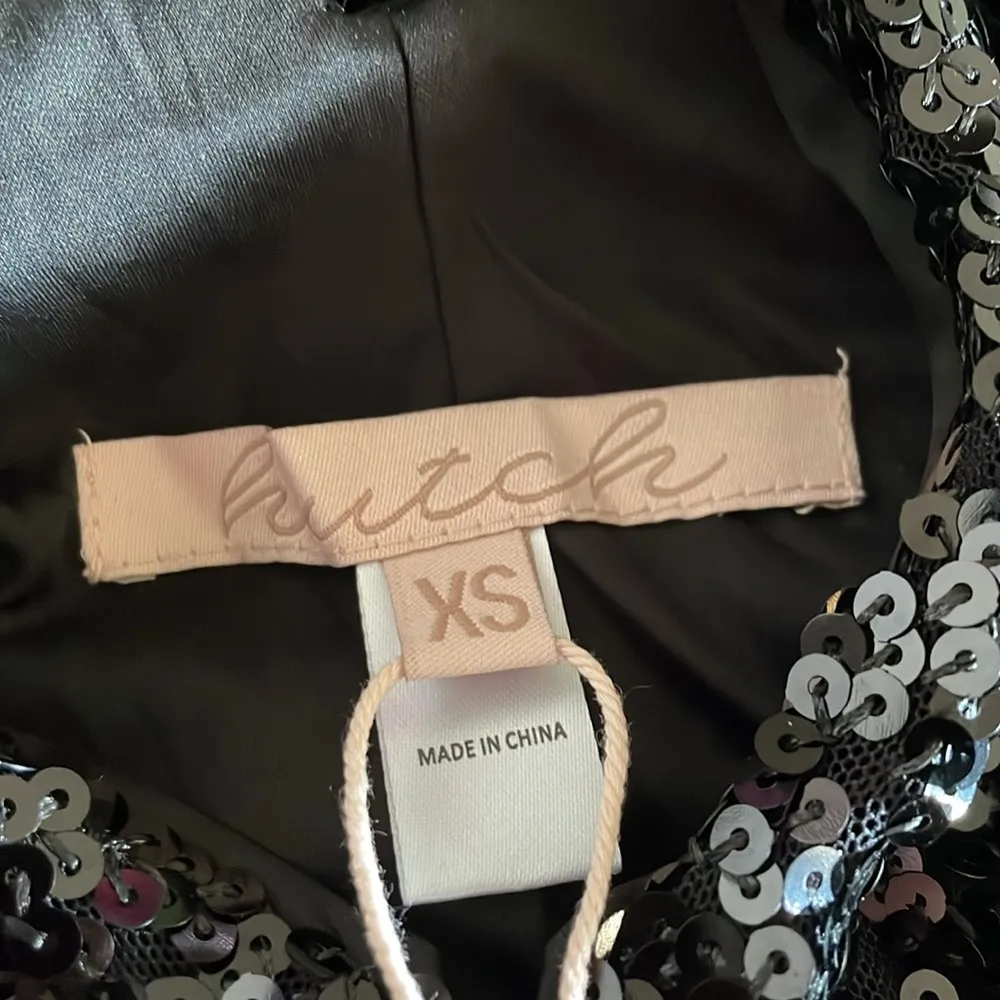 Hutch Sequins Halter Mini Dress NWT - Image 5